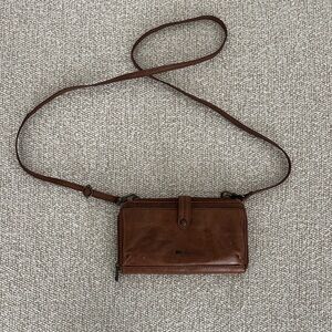 The Sak Brown Leather Crossbody Bag